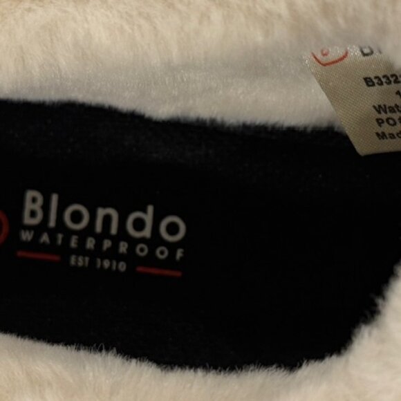 BLONDO "Suri" Suede Fur-lined Waterproof Slip-on Shoe/Slipper - Picture 6 of 9